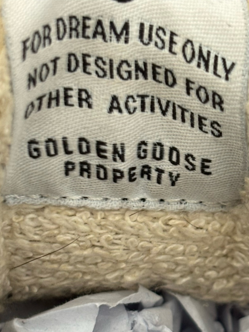 Golden Goose light distress Beige Brown Star Sneakers Original Box Not Inc. - Picture 6 of 6